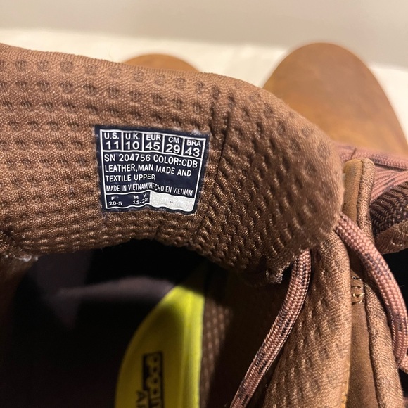 Skechers 11M Brown D’Lux Walker Leather Cushioned Boots - Picture 4 of 9